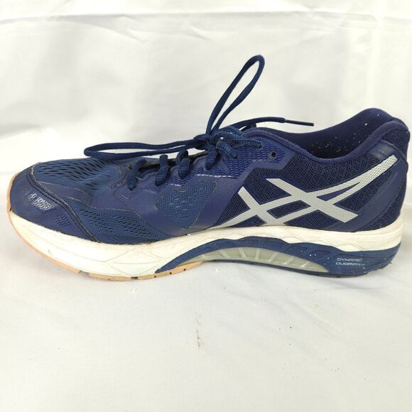 Asics Gel Foundation13 Women Sneakers 9 Blue Mesh Lace Up Running Active Shoe - Picture 9 of 11